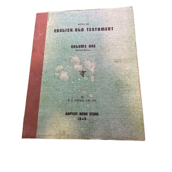 Notes on English Old Testament Vol 1 Copass Christian Biblical Bible Study - Picture 1 of 4